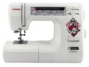 Электромеханическая швейн машина Janome ArtDecor 724A